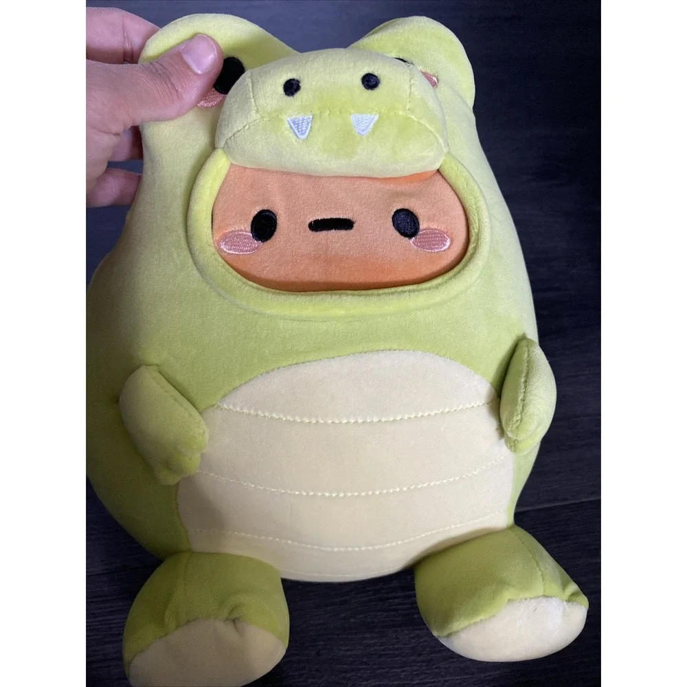 G4 Smoko Croc Tayto Midi Mochi Plush Stuffed Toy Green Potato Crocodile New